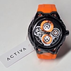 Activa X Invicta Men's Watch - 44mm, Orange (ACW9349-001)